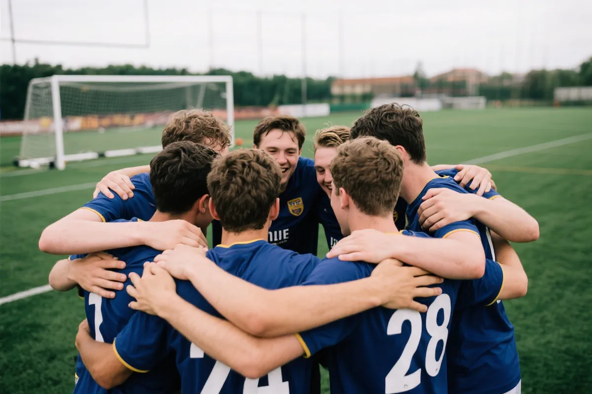 球队团结与进球庆祝